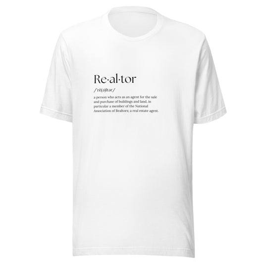 Realtor Definition Unisex T-shirt
