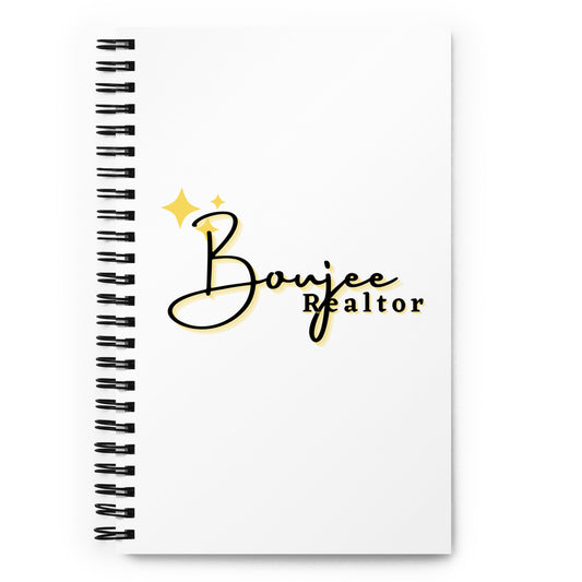 Boujee Realtor Spiral notebook
